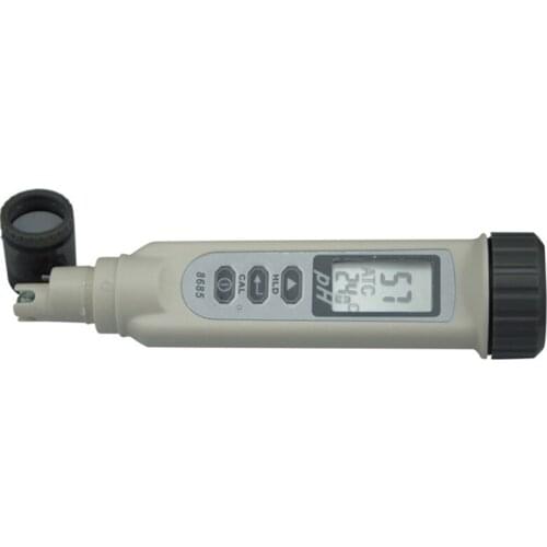 AZ8686 new Portable aquarium fruit ph meter tester pen with temperature compensation 0.2pH