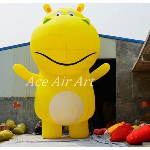 Advertising inflatable animals model giant inflatabale hippo cartoon replica for Events
