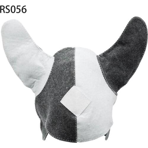 Wool Felt Sauna Hat Anti Heat Russian Banya Cap For Bath House Head Protection