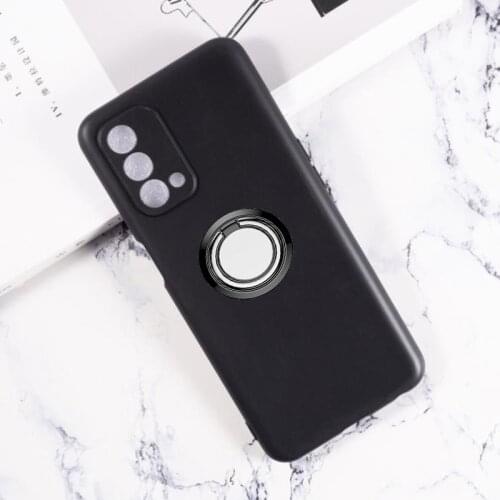 For OPPO A16 K9 A54 A55 A93s A93 A94 A74 5G 4G Global Find X3 Lite Neo F19 Pro Pro+ Back Ring Holder Bracket Cover Silicone Case