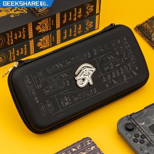 Geekshare Mysterious egypt Storage Bag Protables For Nintend Switch Strap Pharaoh Travel Carrying Case for Nintendo Switch