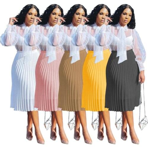 SUWA Women's Pleated Skirts