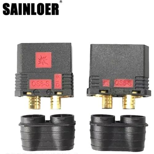 SAINLOER QS8-S Heavy Duty Battery Connector Anti-Spark Gold Connector Large Power Plug for RC Car Plant protection drone