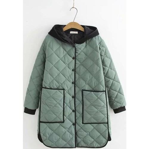 Plus Size XL-4XL Womens Autumn Winter 2020 New Coats Loose Hooded Casual Jackets Oversized Outerwear Female Black Jacket Coat