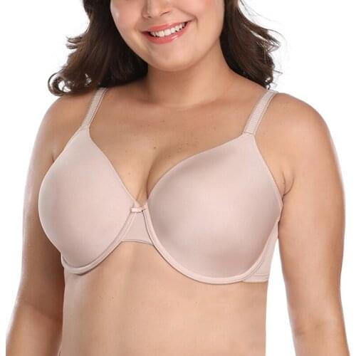Big Size Full Cup Women Bras Ladies Large Size Smooth Bras Thin Section Underwear