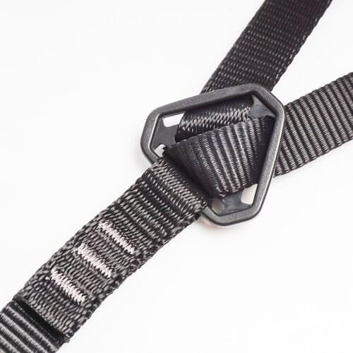 Chest Ascender Harness Shoulder Strap Securing Sling Belt for Climbing Caving Downhill, 18mm Wide