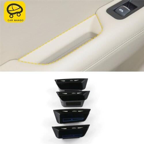 CAR MANGO Car Styling Door Armrest Storage Organizing Box Case Cover Trim Frame Interior Accessories for Cadillac XT5 2016