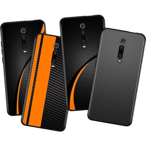 Car Carbon fibre For Xiaomi Redmi 9i 9T 9A 9C 9 8A 8 GO 7 7A S2 Y2 6 6A 5 5A 4X Prime Pro Plus Black Phone Case