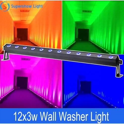 Hot Sale Multi Color Led Beam Light Bar LED 12pcs RGB 3in1 RGBW Cheap Wall Washer DMX LED Light
