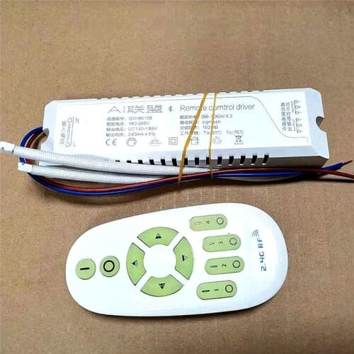 90-108W White + Warm White Dimming Power Supply Drive 220V 2-Wire Driver for LED Reform Ceiling Light Dimmer