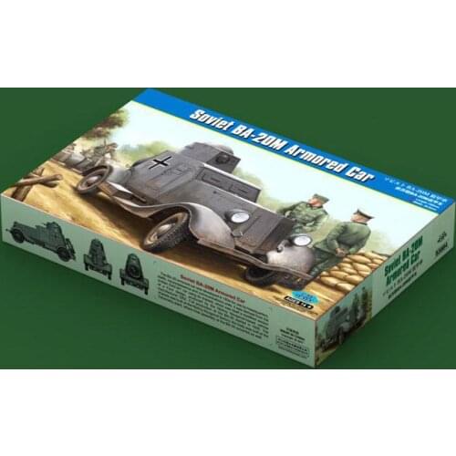 HobbyBoss 1:35 83884 Soviet BA-20M Armored Car - hobby boss model kit