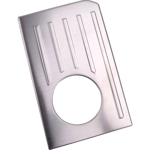 Stainless Steel Interior Water Cup Holder Frame Cover Trim Fit For Toyota Tundra 2014 2015 2016 2017 2018 2019 Car Accessories