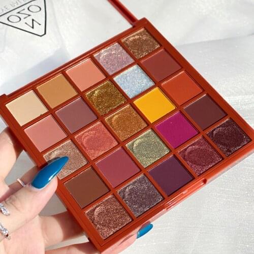 NOZO Maquillage Femme Palette Professionnelle 25Color Shimmer Beauty Glazed Pigment Makeup for Girls High Quality Cosmetic