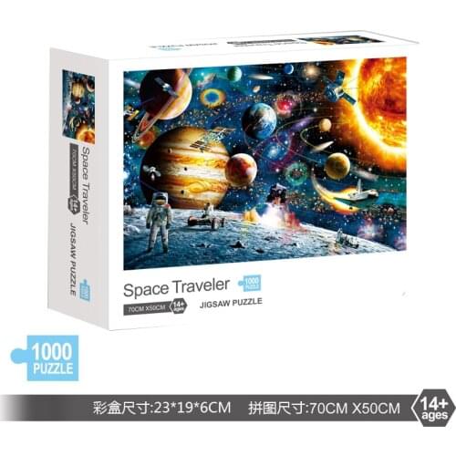 Puzzle 1000 Pieces Adult Puzzle Jigsaw Montessori Parper Puzzles adulto Educational Toys 1000 Pieces Puzzle 3d Antistress Toys