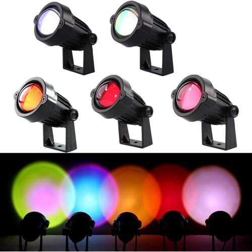Rainbow Sunset Projector Atmosphere Night Light Coffee Shop Projection Lights Children Bedroom Cute Night sunset projection Lamp