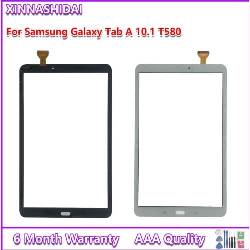 T580 TouchScreen For Samsung Galaxy Tab A 10.1 SM-T585 T580 Touch Screen Panel Digitizer Sensor LCD Display Front Glass