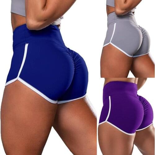 Large Size Women High Waist Hip Lifter Slim Yoga Sports Shorts Boxers Hot Pants