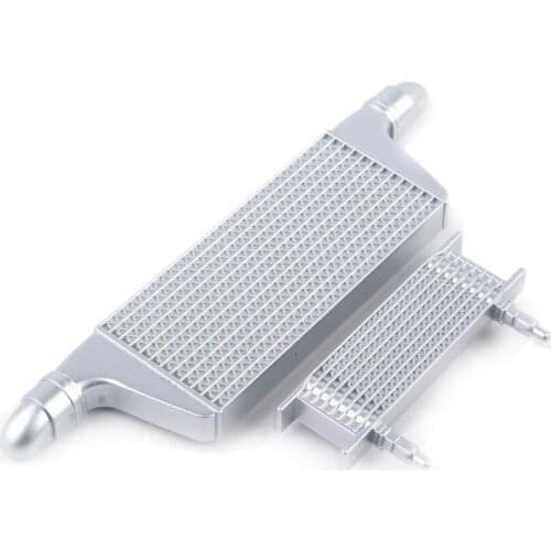 1/10 RC Car Inter-Cooler Kit Chrome Fit for HPI Traxxas Hot Bodies Plastic