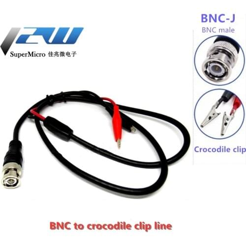 1 set of multi-function combination test leads BNC cable male plug to double crocodile clamp oscilloscope test probe Lead wire 1