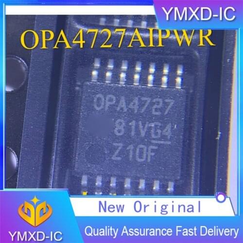 10Pcs/Lot New Original Authentic OPA4727AIPWR OPA4727 TSSOP-14