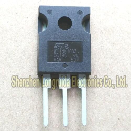 10PCS W11NK100Z STW11NK100Z TO-247 MOSFET TRANSISTOR 11A 1000V