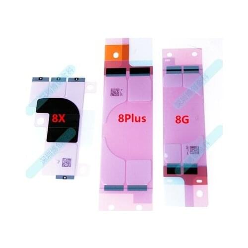 100pcs/lot Battery Sticker Adhesive For iPhone 6 6S 7 8 Plus X XR XS 11 Pro Max 5S 5C Glue 3M Tape Strip Tab Replacement Parts