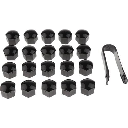 20 Pieces Car Truck Wheel Tyre Center Hub Screw 19mm Protective Cap