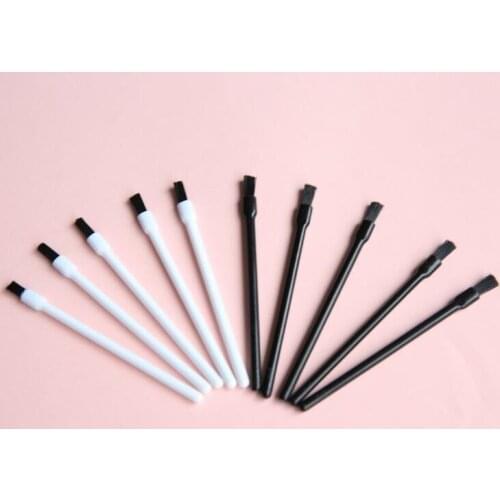 20000pcs One-time flat mouth nylon hair lip brush Flat mouth flocking lip brush A one-off multifunctional brush eyebrow brush