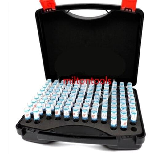 9.00-10.00mm step 0.01mm Steel Pin Gauge Plug Gauge Pin Measuring Tool, 101pcs/box