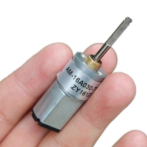 DC6-12V DC geared motor 030 positive reversing motor All metal gear reducer Brushed permanent magnet deceleration
