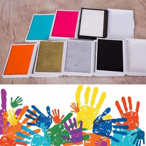 Baby Kids Handprint Footprint Maker Pad Infant Newborn Non-Toxic Clear Touch Ink Pad Baby Souvenirs Keepsake Gifts
