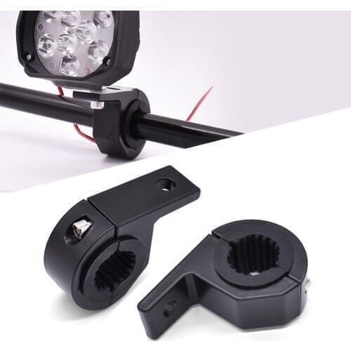 For Honda For Kawasaki Z750 Z800 For YAMAHA MT09 MT10 Motorcycle LED Headlight Clamps Spotlight Brackets Tube Clamp Mount Kit