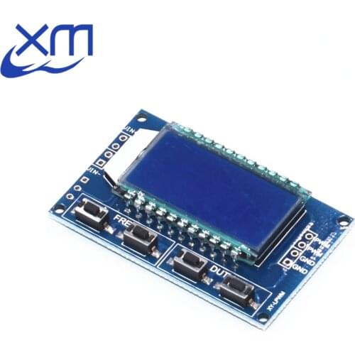 Signal Generator PWM Pulse Frequency Duty Cycle Adjustable Module LCD Display 3.3V-30V 1Hz-150Khz PWM Board Module H25 10PCS