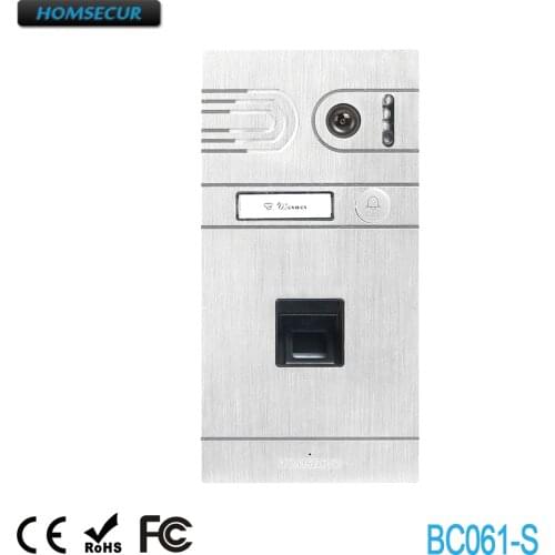 HOMSECUR BC061-S Outdoor Camera with Fingerprint Function for HDK Series Video Door Phone System
