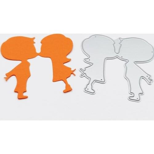 Julyarts Cute Boy And Girl Cutting Die New Dies For Card DIY Scrapbooking Stencil Paper Craft Album Template Dies