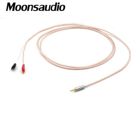 Hifi audio 5N OFC pure copper HD580, HD600, HD650, HD25, HD25-1, HD25-1-II Upgrade Cable ,Headphone Replacement Cord
