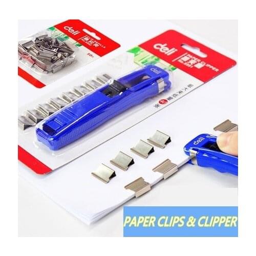 Creative Reusable Paper Clips Metal Binder Clips Office Paper Organizer For Documents With Paper Clipper