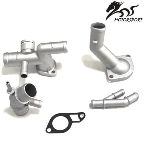 Cast Aluminum Coolant Flange Upgrade Kits For VW MK4 Golf Jetta GLI GTI TT 337 1.8T