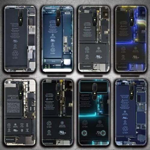 Motherboard Circuit Board Phone Case For Oppo A5 A9 2020 Reno2 z Renoace 3pro A73S A71 F11
