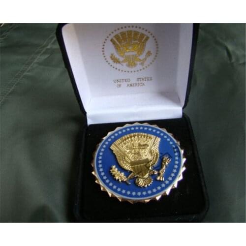 MILITARY US PRESIDENTIAL SERVICE PRESIDENT IDENTIFICATION METAL BADGE PIN Halloween Cosplay Metal Badge Christmas Gift