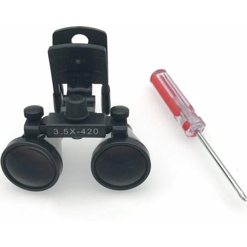 New Clip type Dental Loupes for Medical Galileo Magnifier with Surgical Magnifying Glasses compatible all kinds of glasses