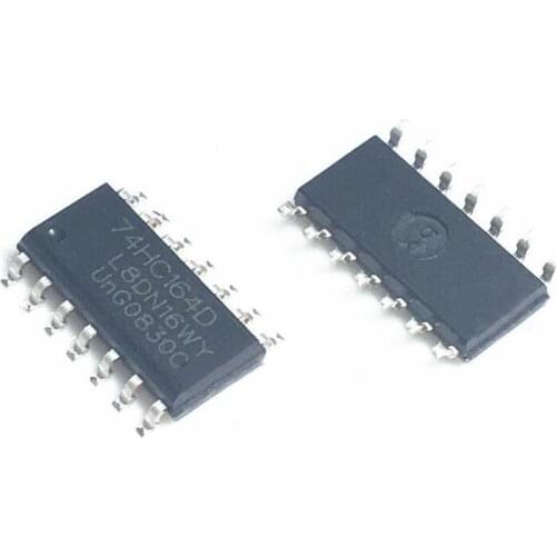 10PCS 74HC164D SOP-14 SN74HC164DR 74HC164 SOP14 SOP SMD New and Original IC Chipset