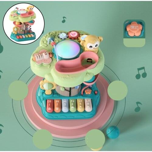Wisdom Tree Learning Machine Preschool Toy Drum Bead Toy for Girls Boys 1-3