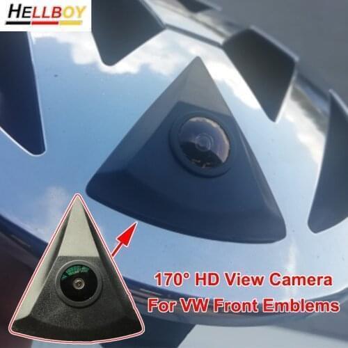 Car Front Emblems HD View Camera For VW Golf 6 7 MK7 Polo 6R 6C 6N Passat B7 B6 B8 CC Jetta MK6 MK5 Bora Tiguan Accessories