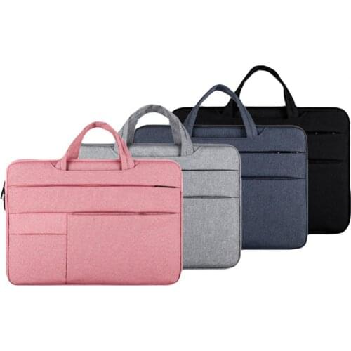 Hot Multifunctional Shockproof Waterproof Zipper Laptop Notebook Storage Multi-pocket Hand Bag for Lenovo MacBook Unisex