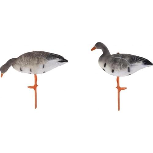 Full Body Goose Hunting Shooting Decoy Lawn Ornaments Garden Decors Eating Goose for Outdoor Fishing Supply Greenhand Gear