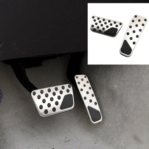 Non Slip Punch free Stainless steel car Gas Fuel Brake Accelerator Peda Fit for Dodge Challenger Charger Chrysler 300 2009-2019