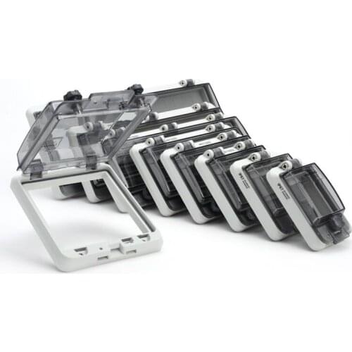 Transparent button protection window cover Waterproof window circuit breaker switch IP67 splash cover box