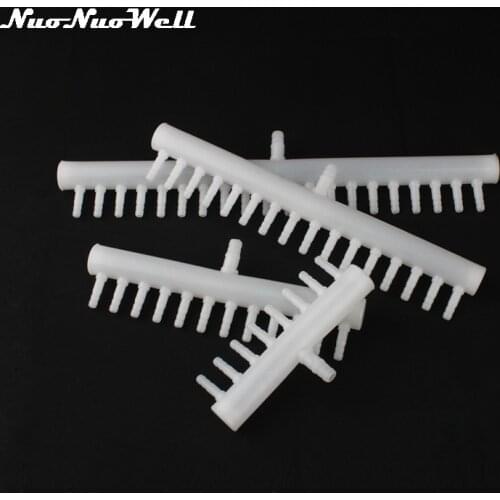 1pcs NuoNuoWell PE 8mm to 5mm Hose Splitters High-power Air Pump Environmental Fittings Aquarium system Fish tank Connector