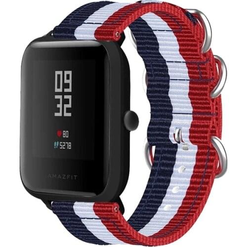 20mm Replacement Watch Band Steel buckle strap for Huami Xiaomi Amazfit GTS 2 Bip S GTR Smart watch Straps with pins Accessories